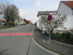 Bushaltestellen und Bereich Halteverbot